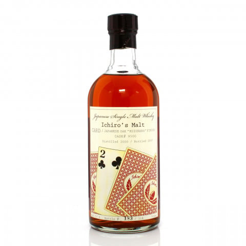 Hanyu 2000 Single Cask 9500 Ichiros Malt Card 2 of Clubs
