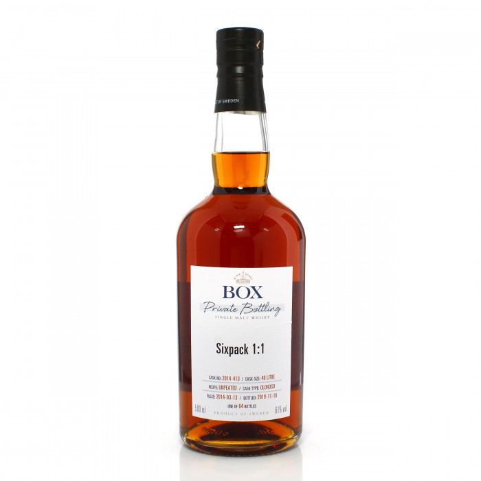 Box (High Coast) 2014 5 Year Old Single Cask #413 Private Bottling - Sixpack 1:1