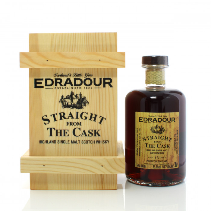 Edradour 2009 10 Year Old Single Cask #380 Straight From The Cask