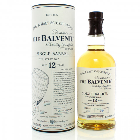 Balvenie 12 Year Old Single Barrel #1798 First Fill