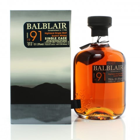 Balblair 1991 Single Cask 13 World Duty Free And Glasgow Airport