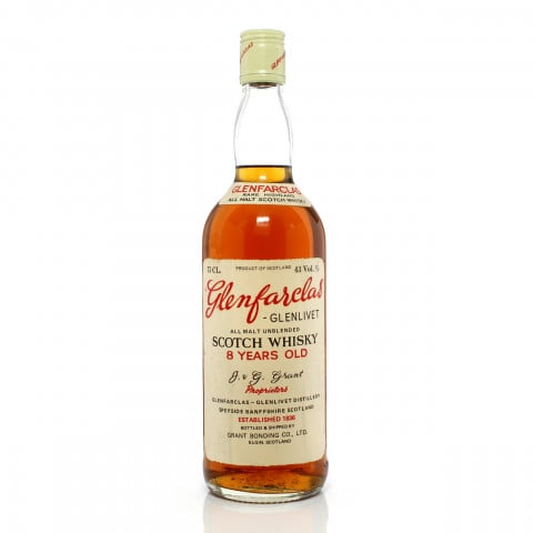 GlenfarclasGlenlivet 8 Year Old 1970s