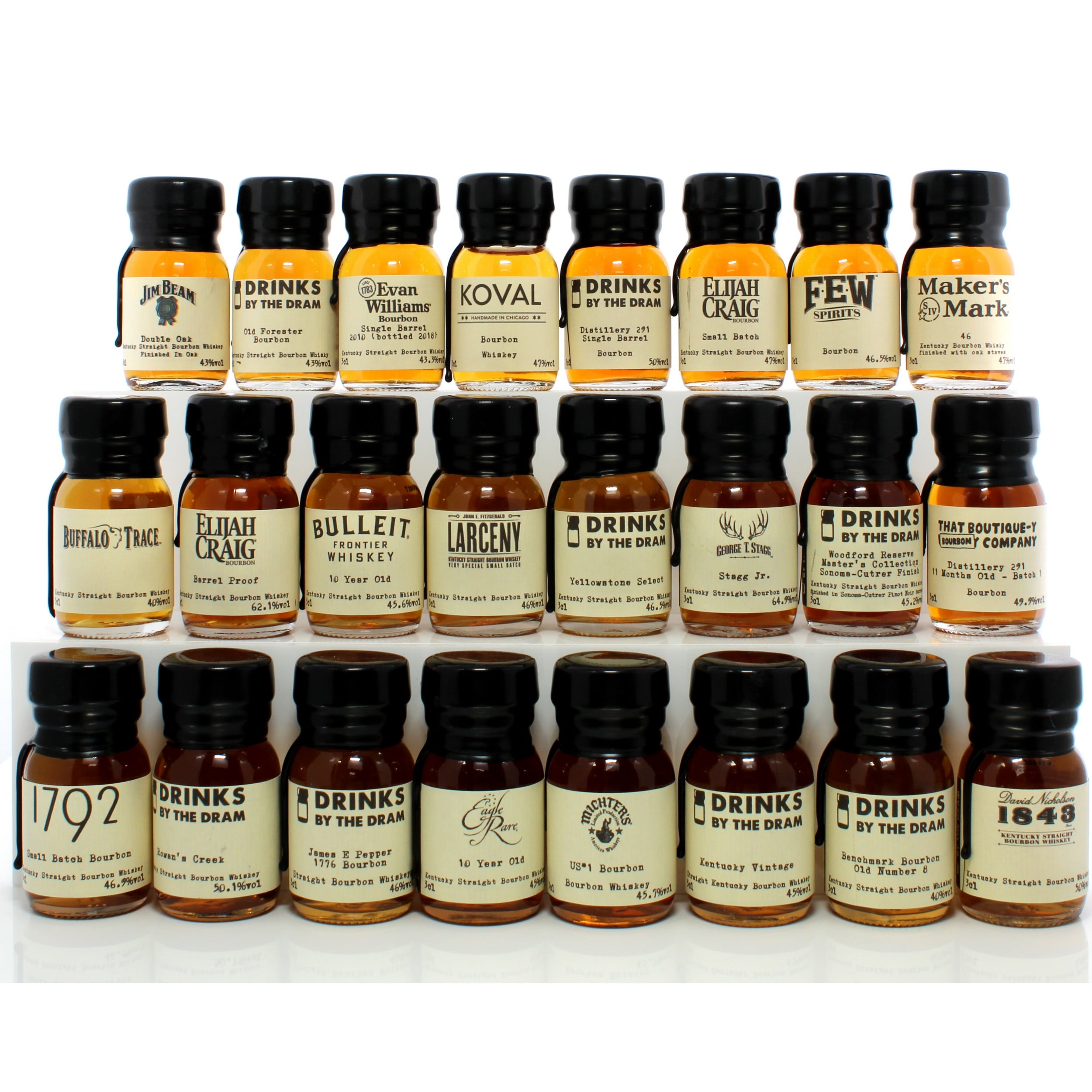 The Bourbon Advent Calendar Drinks by the Dram Auction A19075 The