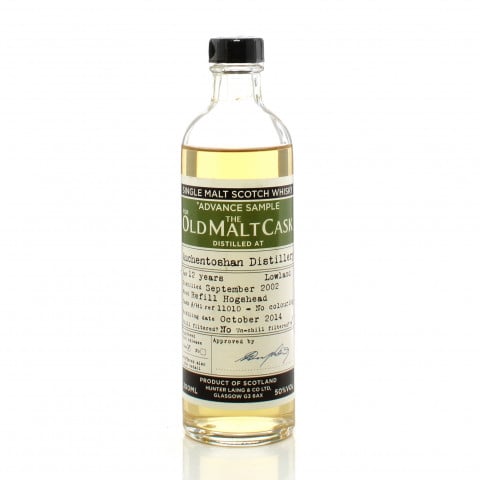 Auchentoshan 2002 12 Year Old Single Cask 11010 Hunter Laing Old Malt Cask
