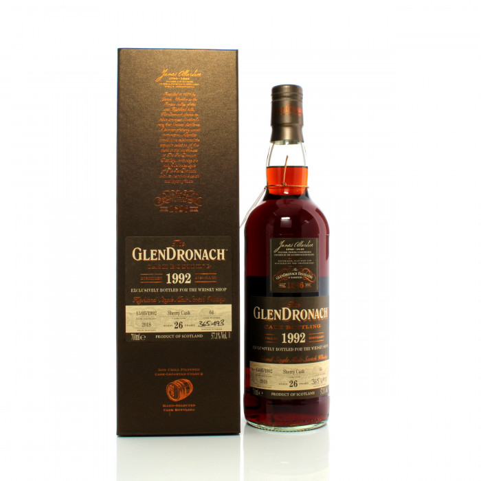 GlenDronach 1992 26 Year Old Single Cask #64 - The Whisky Shop