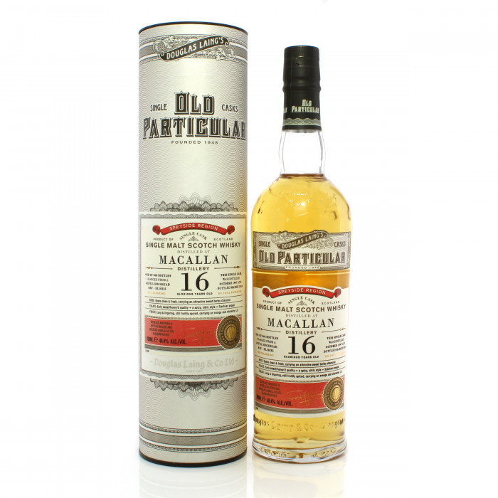 Macallan 1997 16 Year Old Single Cask #10235 Douglas Laing Old Particular