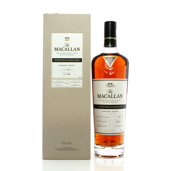 Macallan 2007 12 Year Old Single Cask #3112/05 Exceptional Cask 2019 Release