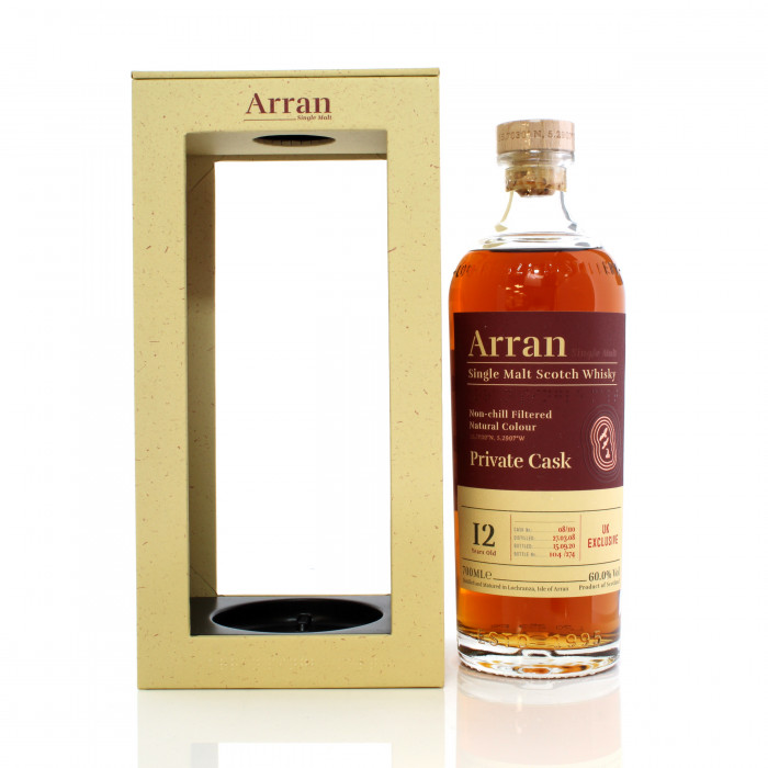 Arran 2008 12 Year Old Private Cask #110 - UK Exclusive