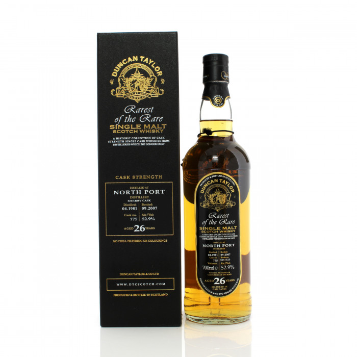 North Port 1981 26 Year Old Single Cask #775 Duncan Taylor Rarest of the Rare