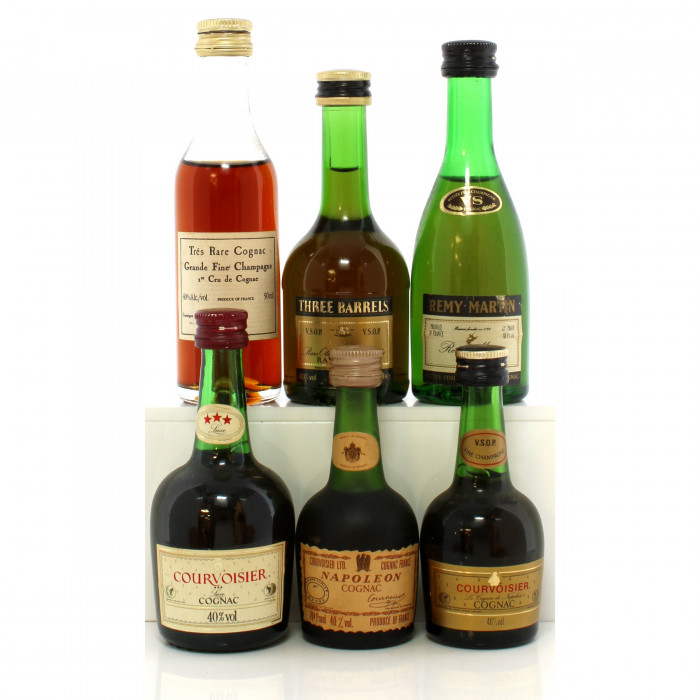 Assorted Cognac Miniatures x6 