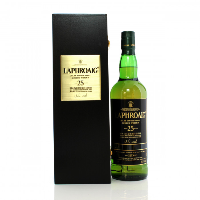 Laphroaig 25 Year Old Cask Strength Edition 2014 Release