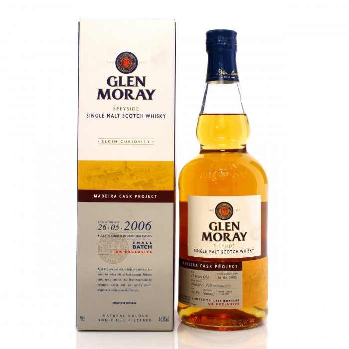 Glen Moray 2006 13 Year Old Madeira Cask Project