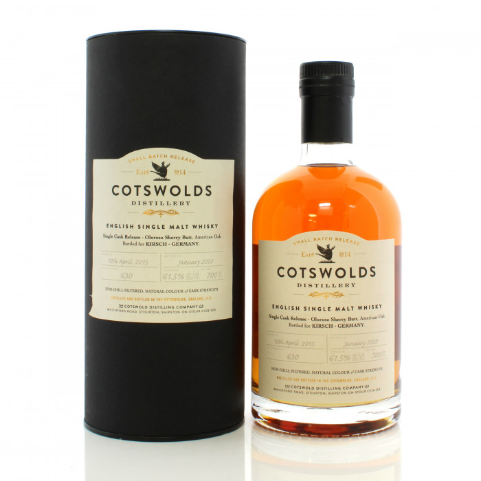 Cotswolds 2015 4 Year Old Single Cask - Germany
