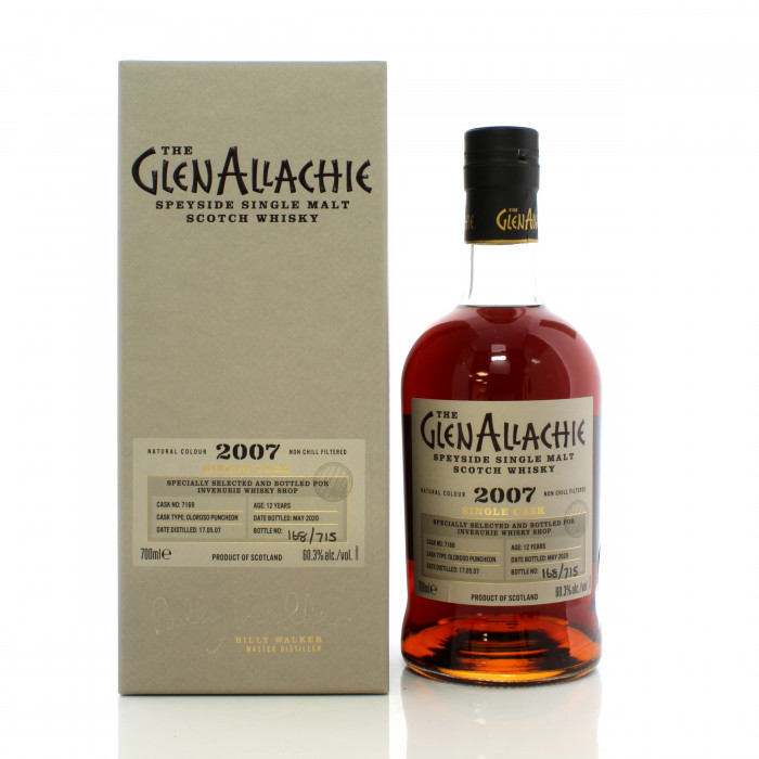 GlenAllachie 2007 12 Year Old Single Cask #7169 - Inverurie Whisky Shop