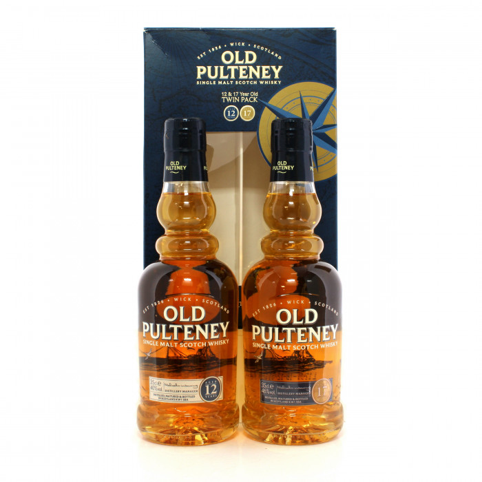 Old Pulteney 12 Year Old & 17 Year Old Gift Pack