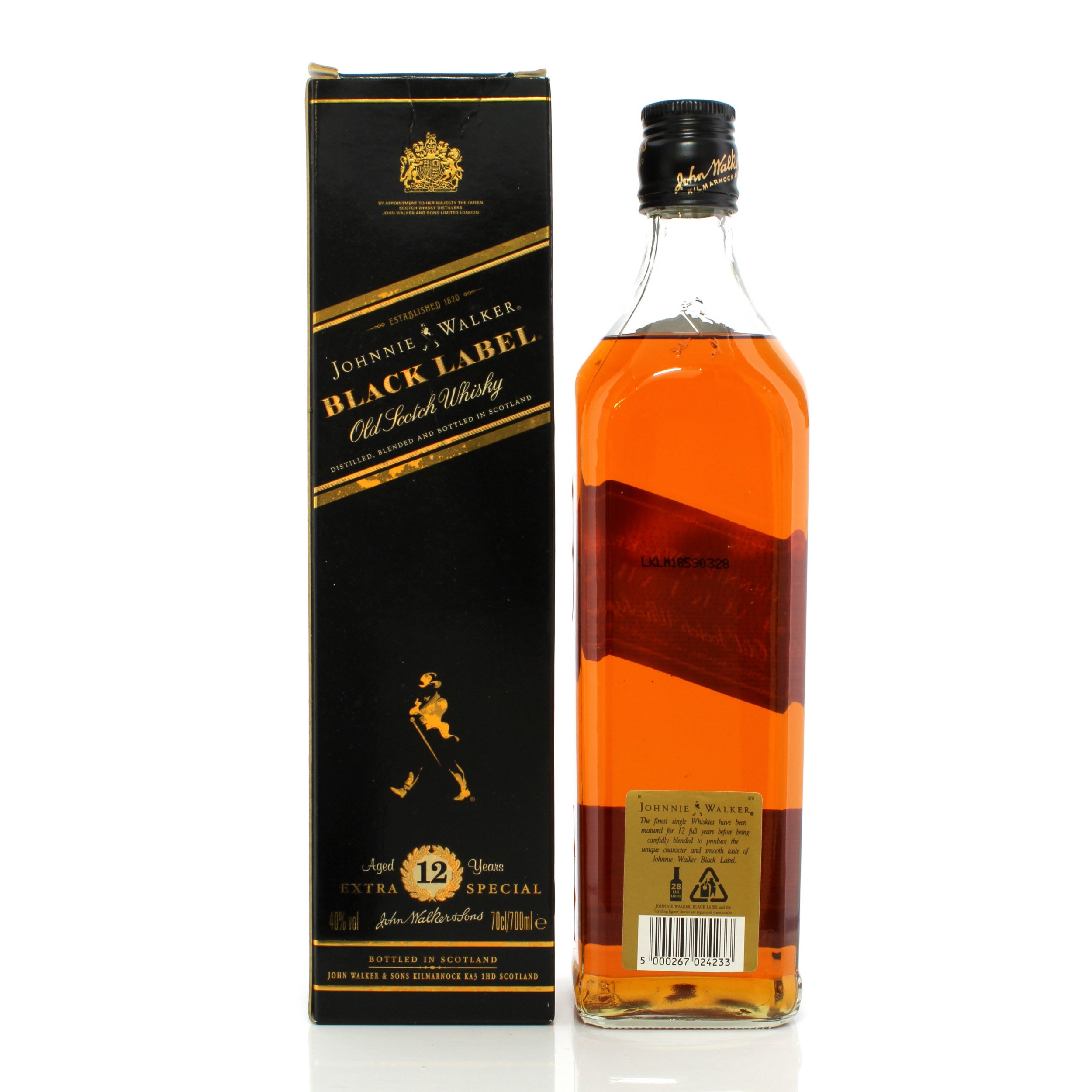 Johnnie Walker Black Label 12年エクストラスペシャル Johnnie Walker 12 Year Old Black Label Extra Special Auction