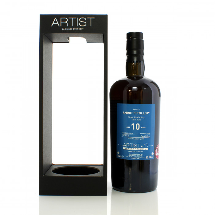 Amrut 2010 10 Year Old Single Cask #3521 Artist Collection #10 - LMDW