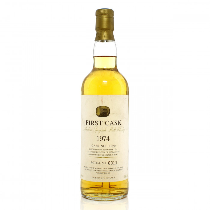 Aberlour 1974 19 Year Old Single Cask #11020 Direct Wines First Cask