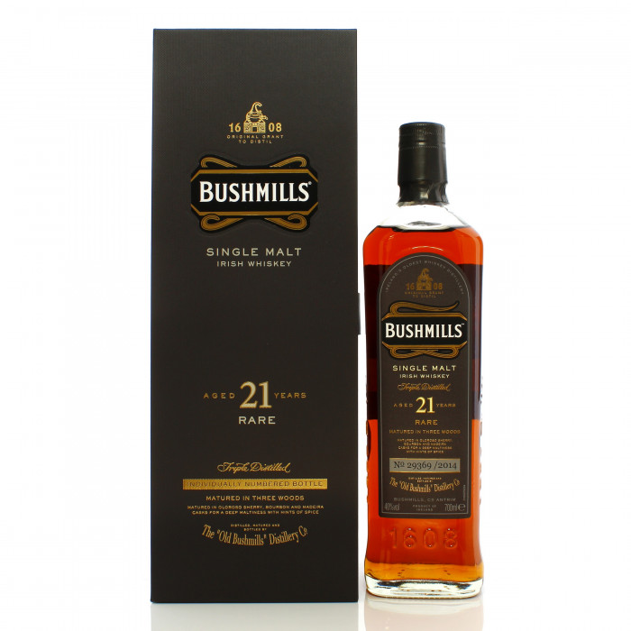 Bushmills 21 Year Old 2014 Release