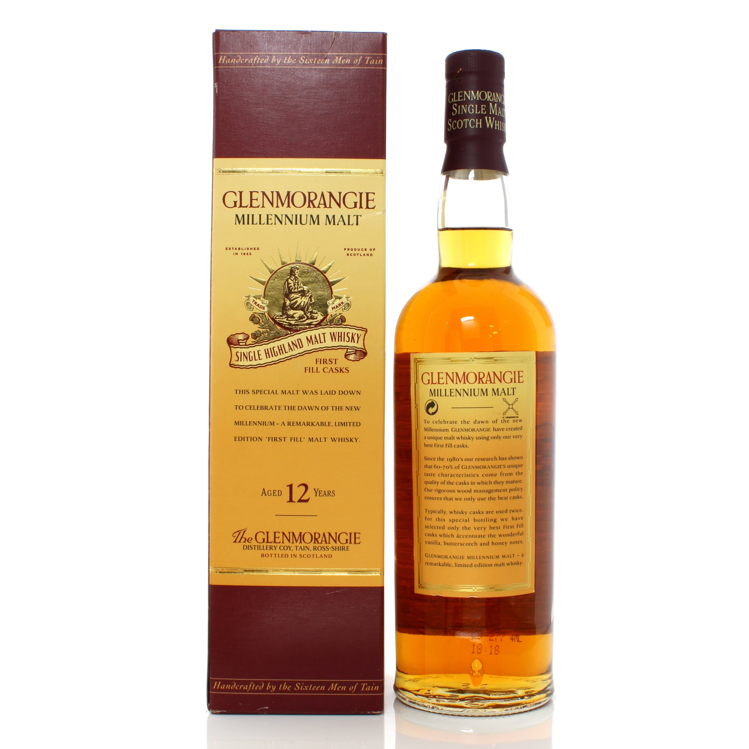 Glenmorangie 12 Year Old Millennium Malt Auction A29363 | The