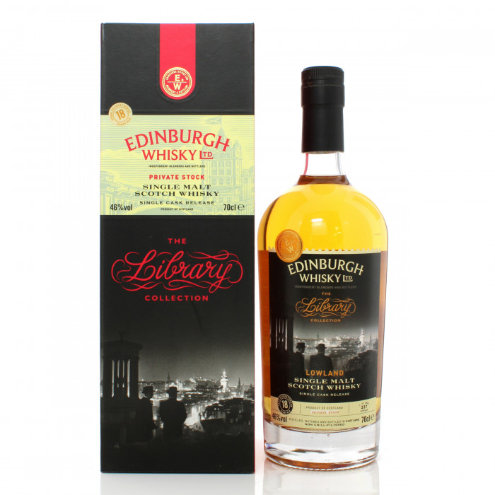Auchentoshan 1998 18 Year Old Single Cask Edinburgh Whisky Ltd. The Library Collection