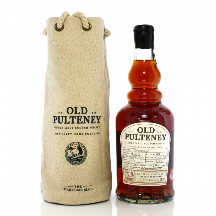 Old Pulteney 2007 13 Year Old Single Cask #1473 Distillery Hand Bottling