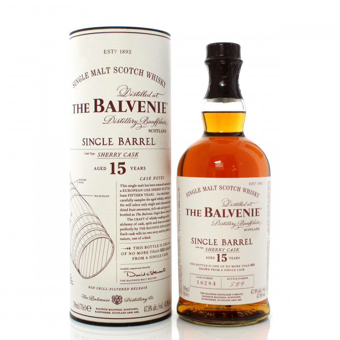 Balvenie 15 Year Old Single Barrel #16284 Sherry Cask