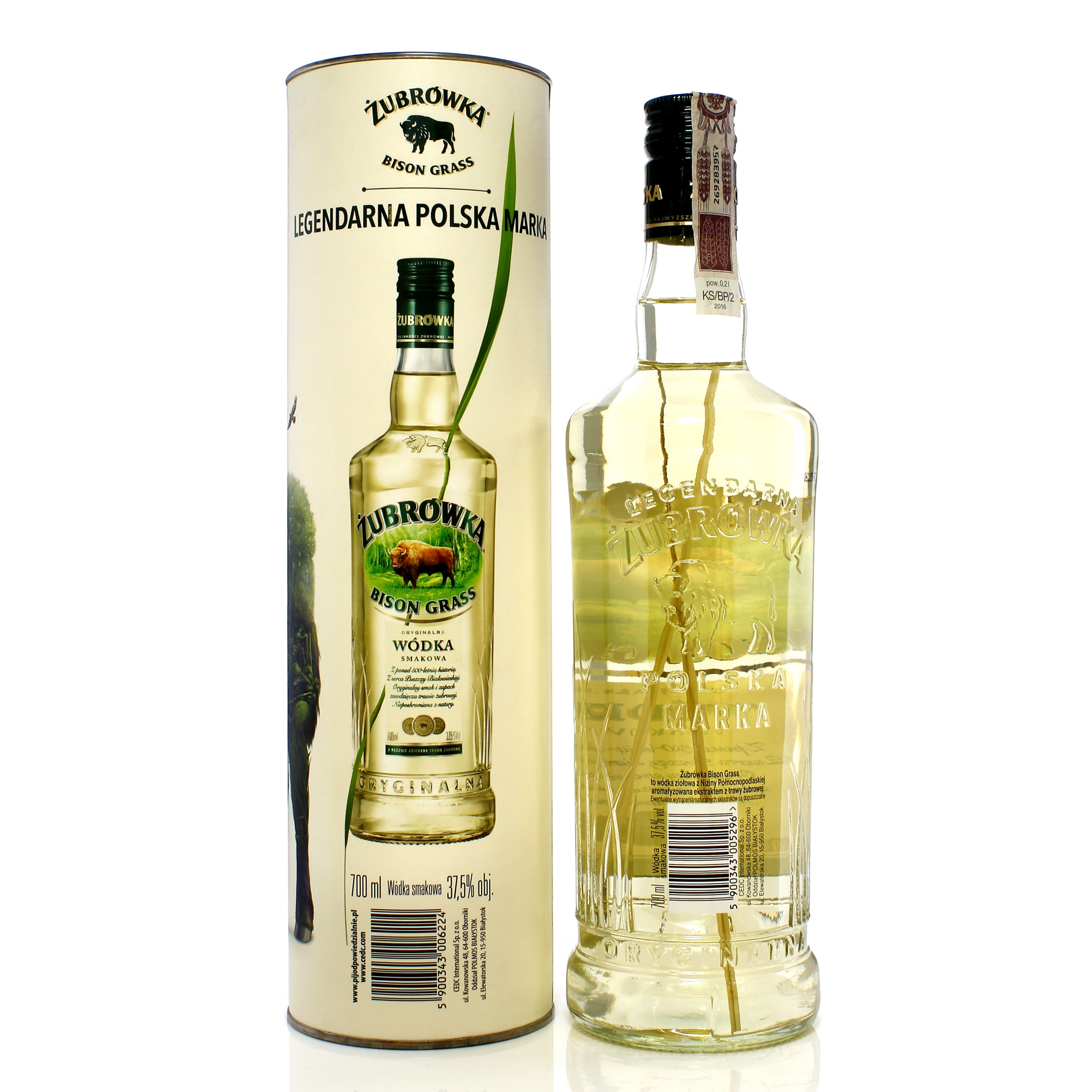 Zubrowka Bison Grass Vodka Auction A32979 | The Whisky Shop Auctions