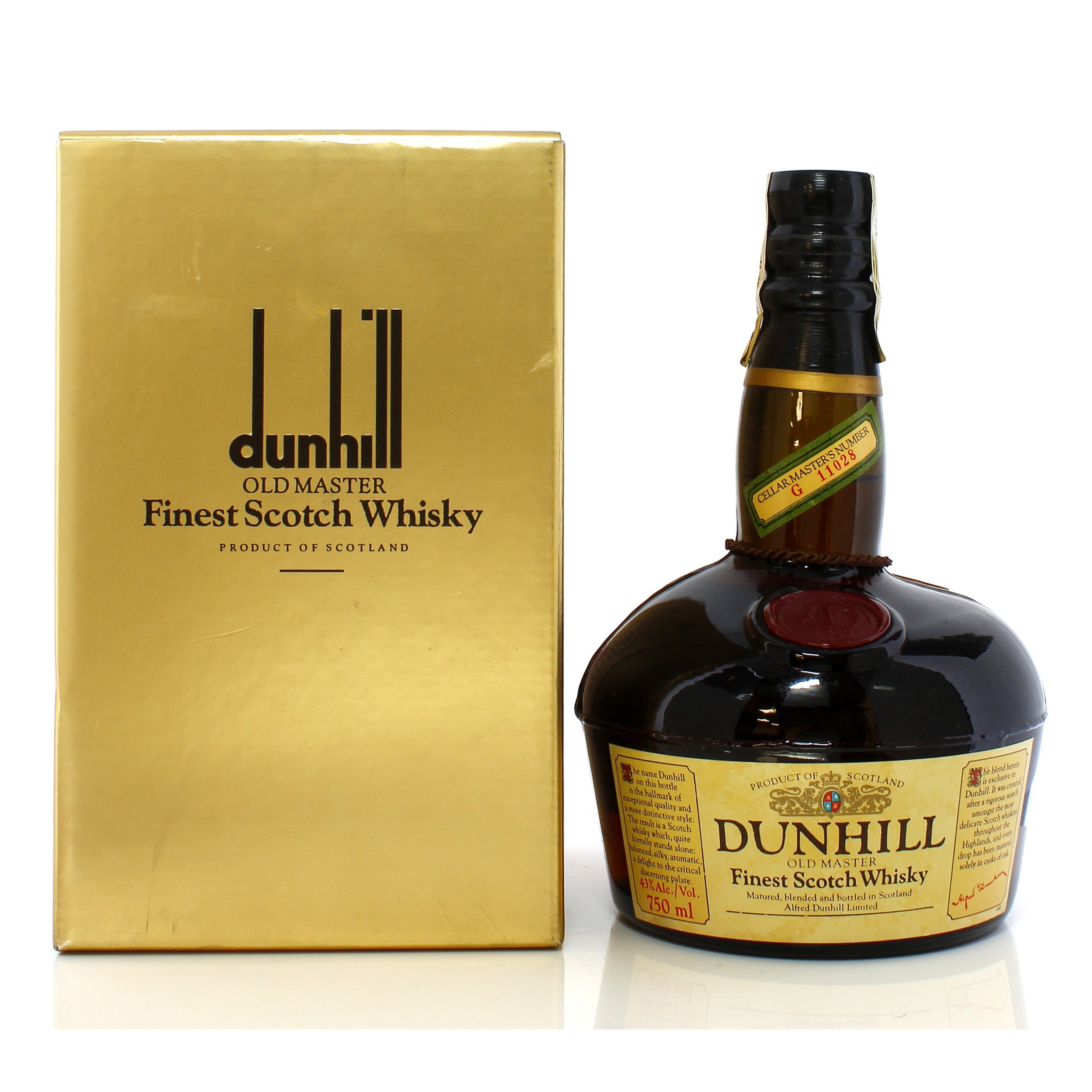 ダンヒル　スコッチウイスキー クリスタルデキャンタ ダンヒル スコッチウイスキー クリスタルデキャンタ