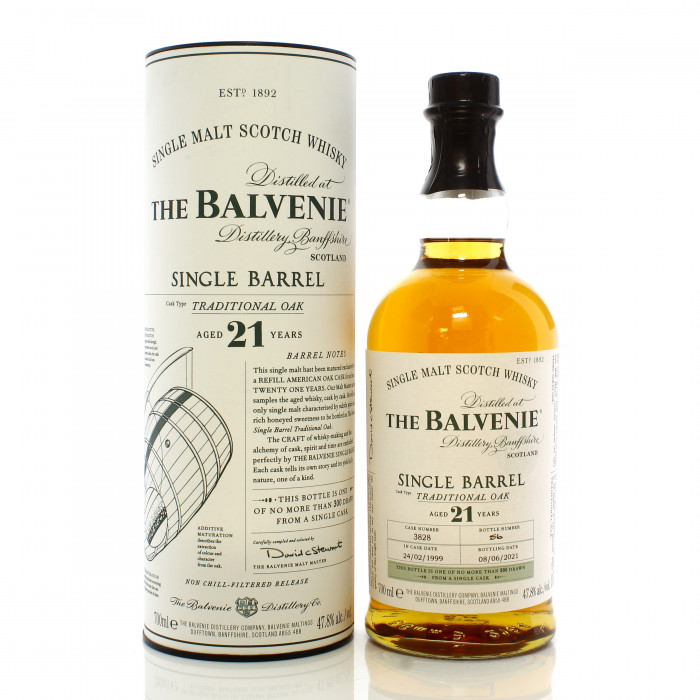 Balvenie 1999 21 Year Old Single Barrel #3828