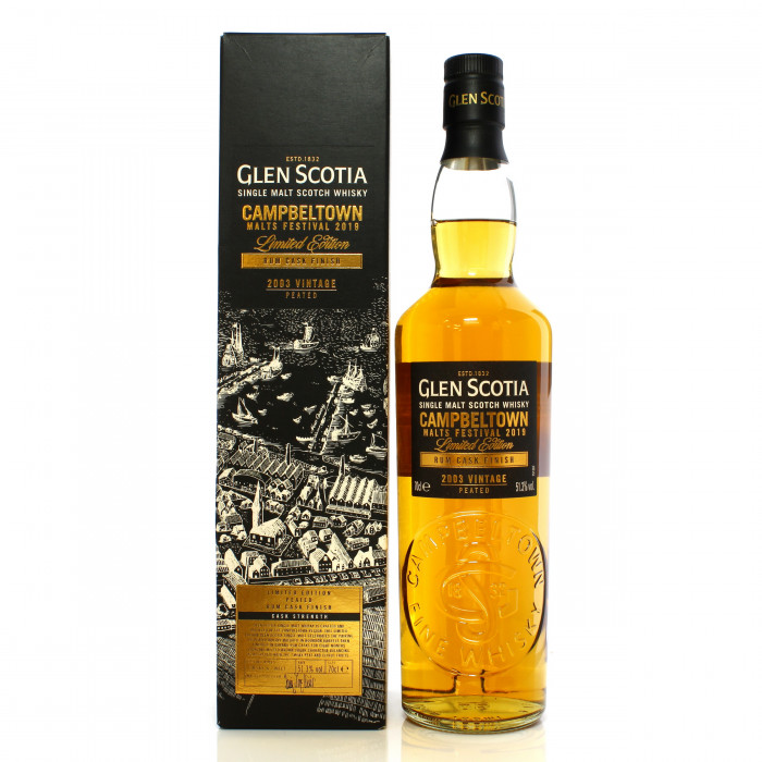 Glen Scotia 2003 Peated Rum Cask Finish - Campbeltown Malts Festival 2019