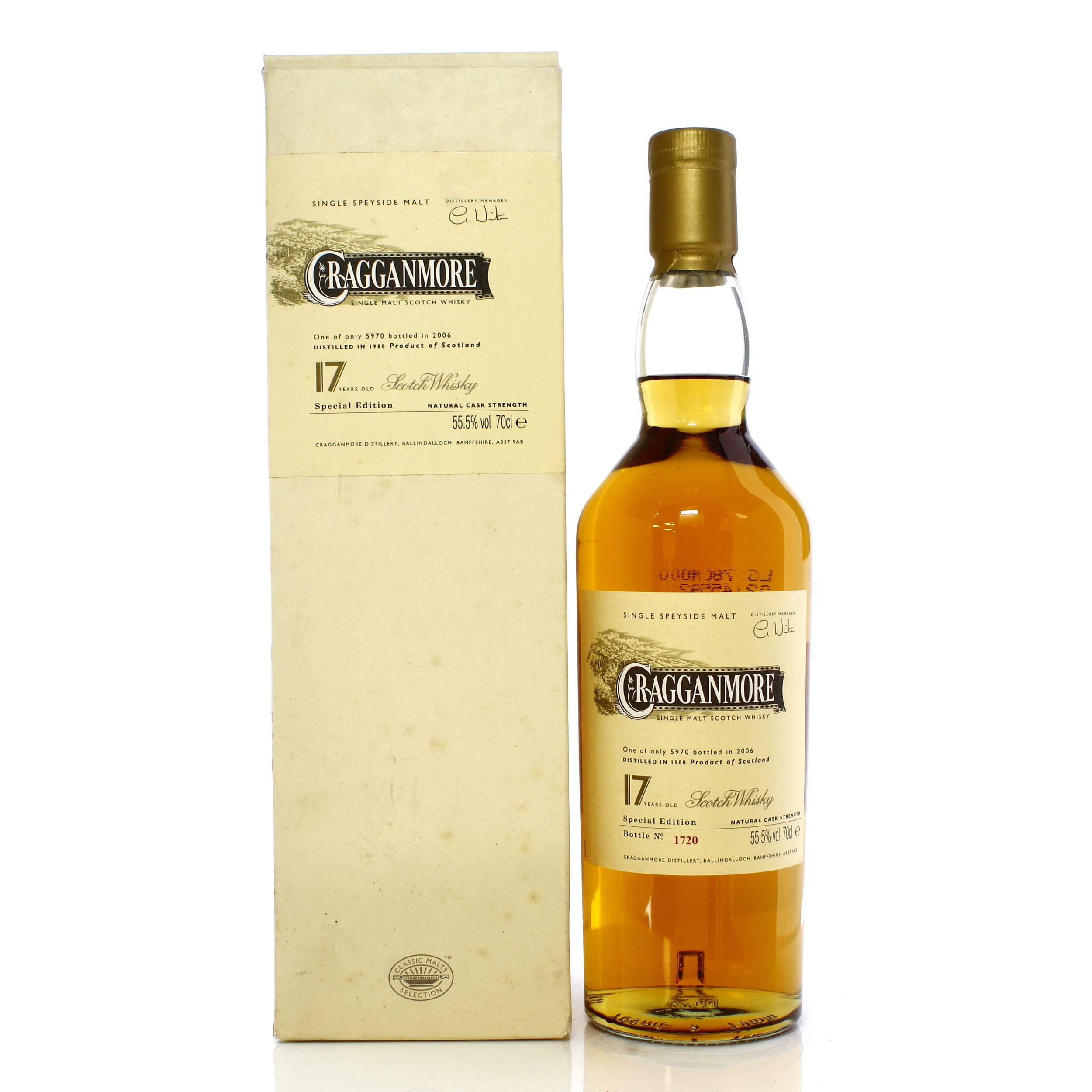 Cragganmore 1988 17 Year Old 2006 Special Release