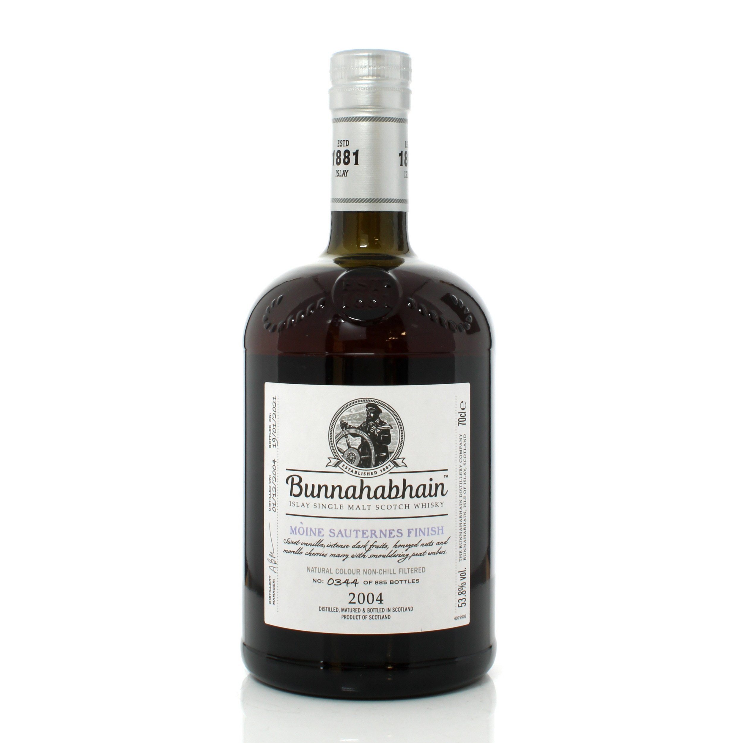Bunnahabhain 2004 16 Year Old Moine Sauternes Finish