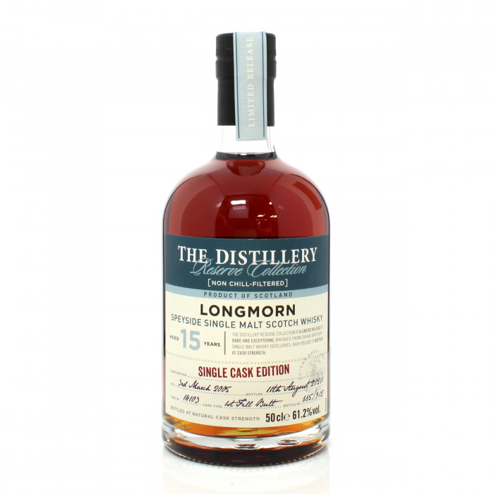 Longmorn 2005 15 Year Old Single Cask #18103 Distillery Reserve Collection