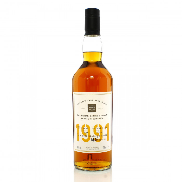 Speyside 1991 30 Year Old The Wine Society Reserve Cask Collection No.2