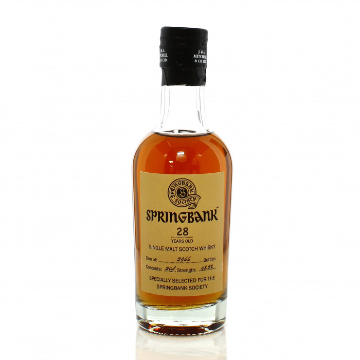Springbank 28 Year Old - Society Bottling