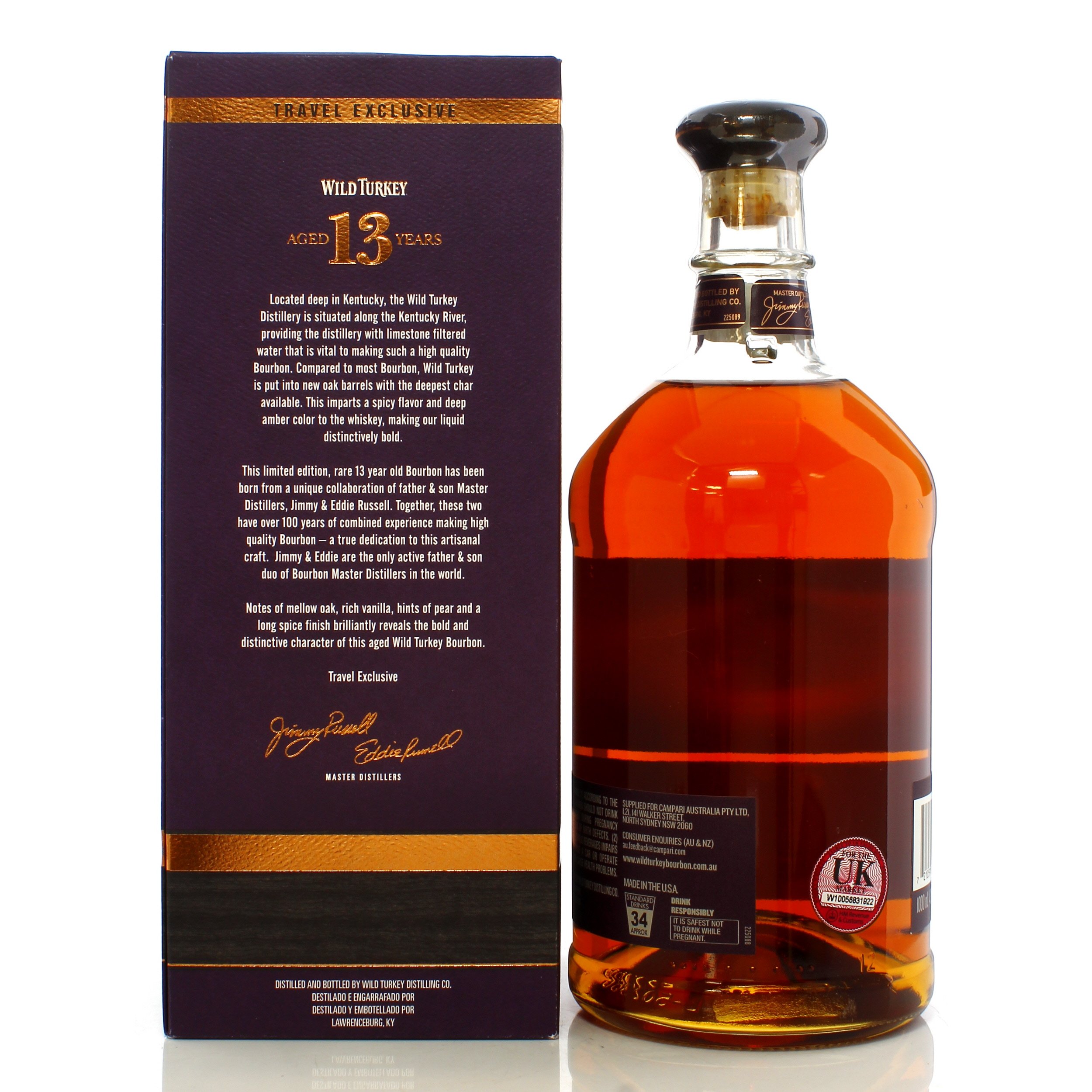 Wild Turkey 13 Years Father&sun限定版 Wild Turkey 13 Year Father And Son Bourbon Review [In Depth