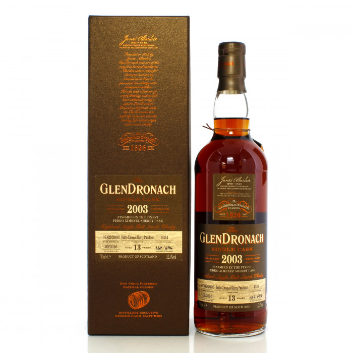 GlenDronach 2003 13 Year Old Single Cask #4034 - Distillery Exclusive