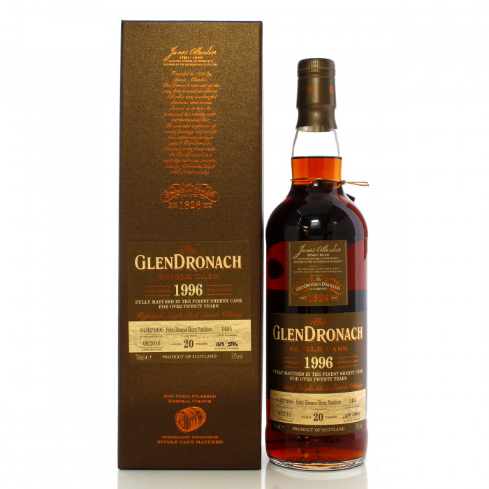 GlenDronach 1996 20 Year Old Single Cask #1485