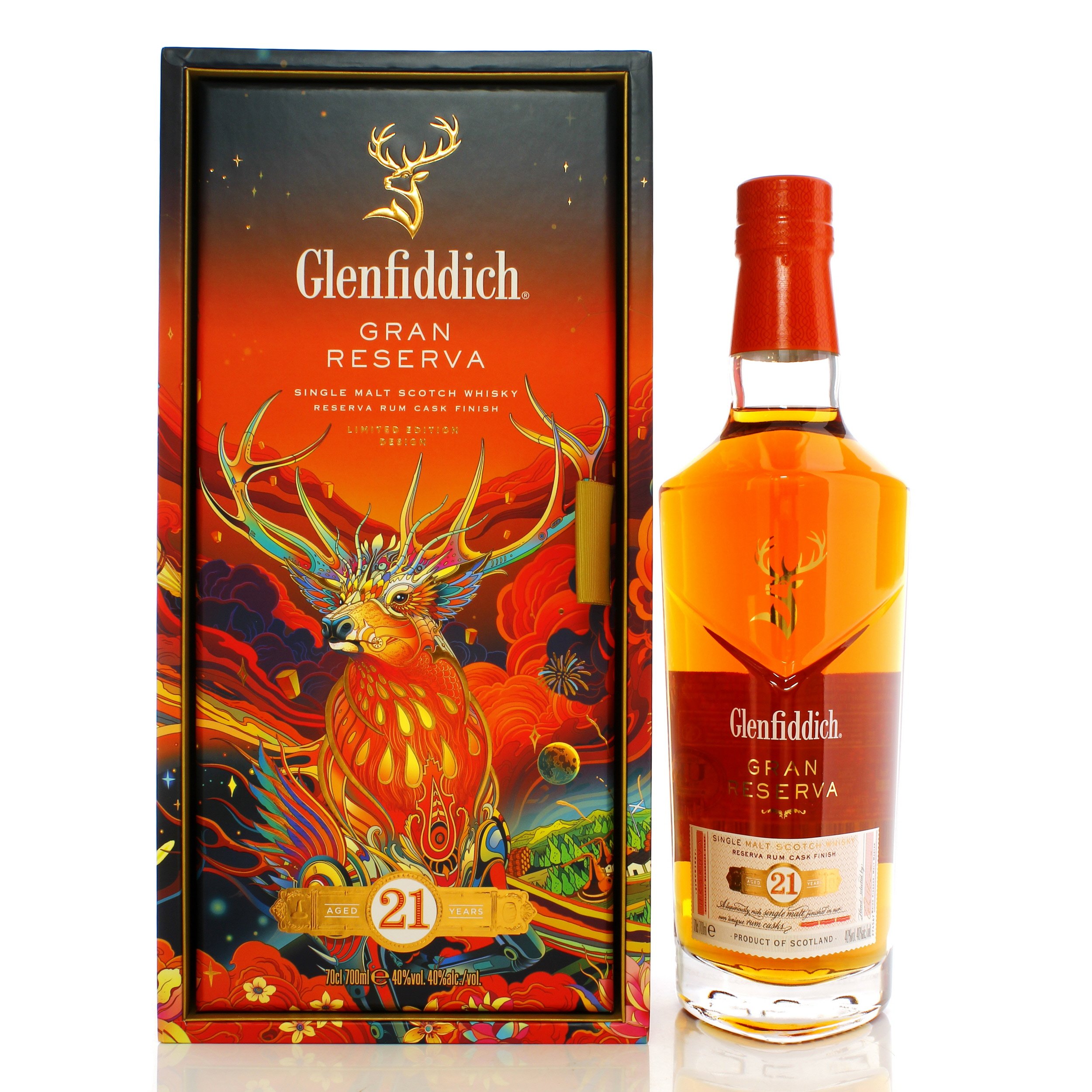 Glenfiddich 21年 Gran Reserva Glenfiddich 21 Year Old Gran Reserva 750ml — Rare Tequilas