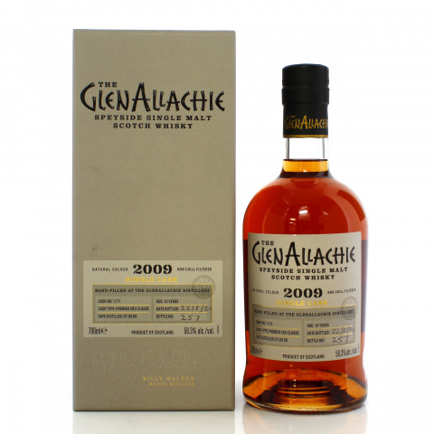 GlenAllachie 2009 10 Year Old Single Cask #1171 Hand Filled