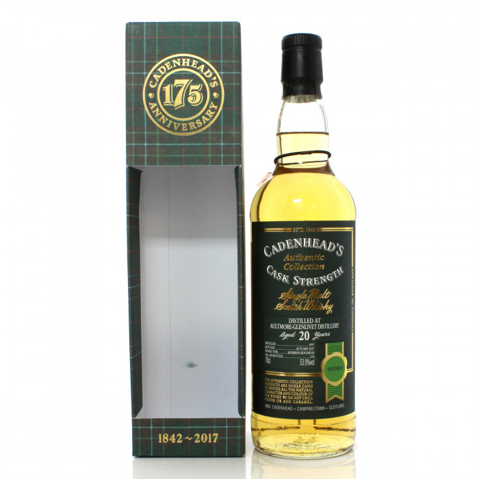 Aultmore-Glenlivet 1997 20 Year Old Single Cask Cadenhead's Authentic Collection