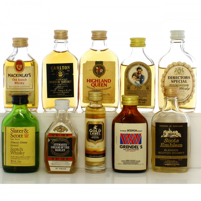 Assorted Scotch Miniatures x10