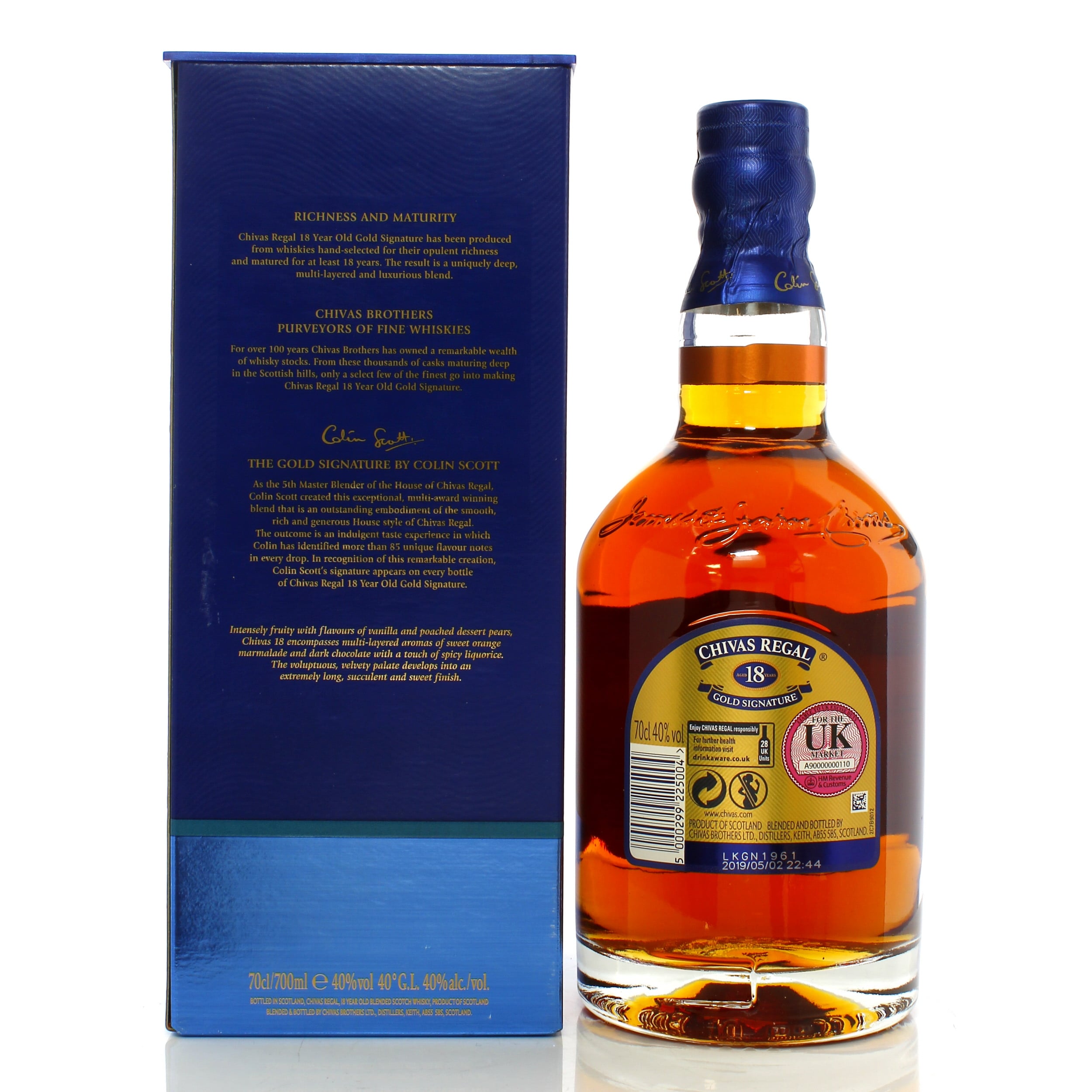 CHIVAS REGAL 18年 ゴールドシグネチャー 700ml 40% Chivas Regal 18