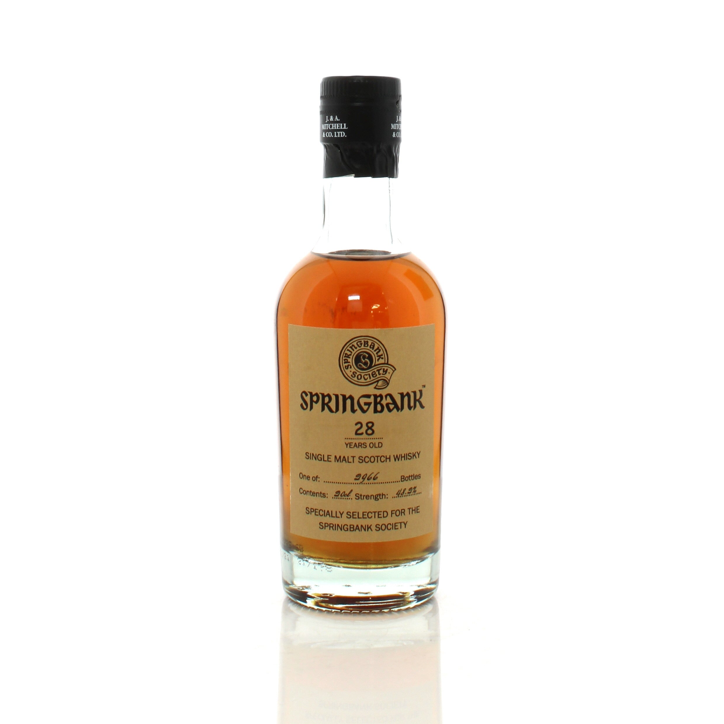Springbank 28年 Society Bottling 350ml Springbank 28 Year Old - Society Bottling Auction A46464 | The