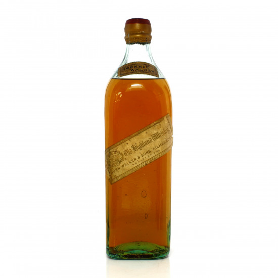 Johnnie Walker Old Highland Whisky Circa 1910s