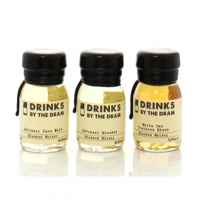 Assorted Japanese Whisky Drinks By The Dram Miniatures x3