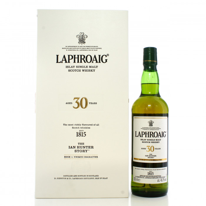 Laphroaig 30 Year Old The Ian Hunter Story Book 1: Unique Character