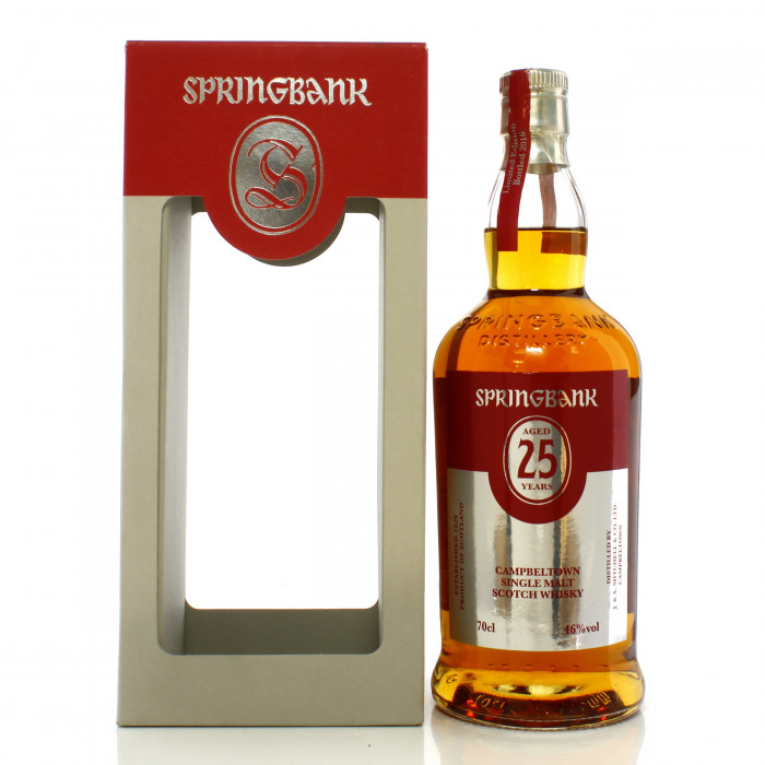 Springbank 25 Year Old 2016 Release