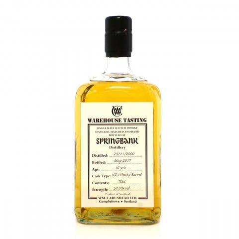Springbank 2000 16 Year Old Cadenheads Warehouse Tasting
